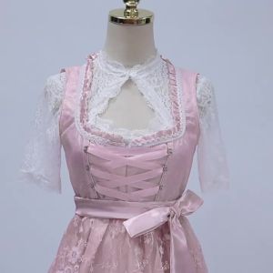 New German traditional Oktoberfest costume Munich beer festival dress stage skirt with jacquard lace performance outfit