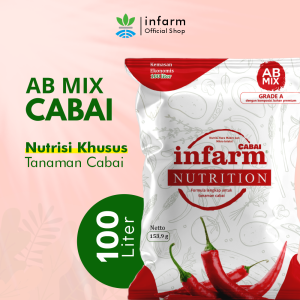 INFARM - Nutrisi AB Mix Pupuk Organik untuk 100 Liter Pupuk Infarm Pupuk Organik Ab Mix Pupuk Sayur Infarm Prremium Vitamin Tanaman Subur Nutrisi Formula Lengkap Pupuk Buah Nutrisi Bunga Tanaman Hidup