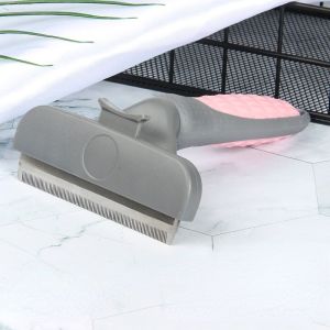 New Professional Self Cleaning Dog Comb Comfortable Handle Long Short Hair Pet Brush Grooming Effective Deshedding Tool Brush