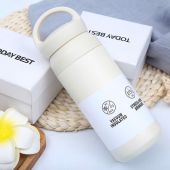 Bình giữ nhiệt 500ml inox 304 Cao cấp Nắp bình 2 lớp có lõi lọc trà có quai xách tiện lợi 3 Lớp cách nhiệt