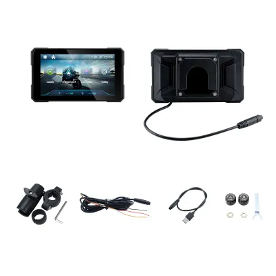 Ekleva M15 5 Inch Navigation Xe Máy Không Thấm Nước Không Dây Android Tự Động Apple Carplay Màn hình hiển thị Di Động Xe Máy Màn Hình
