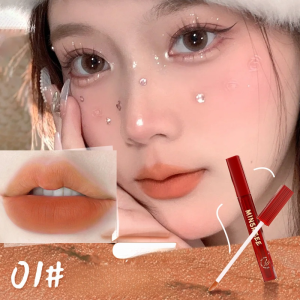 【FAMMY FAEY】Matte Velvet Matte Whitening Lipstick Lip Glaze Lip Glaze Matte Matte Velvet Whitening Lip Gloss Affordable Lipstick丝绒哑光显白口红唇釉