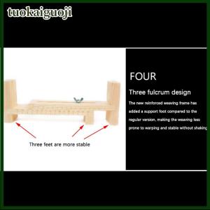 tuokaiguoji Creative Practical Rope Braiding Tool Hand-knitted Rope Rack For Bracelets Necklaces DIY Handcraft Rope Knitting Fixing Tools