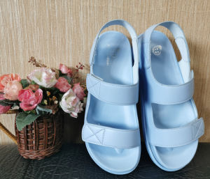 midsummer {จัดส่งรวดเร็ว1-2วัน} รองเท้ารัดส้น รองเท้าแตะผู้หญิง สายคาดแบบติดแปะสะดวกใส่ง่าย วัสดุหนานุ่มแข็งแรง (ถ่ายจากสินค้าจริง) #1803-1