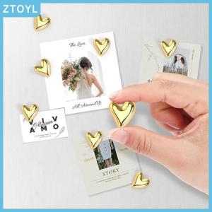 ZTOYL  10 Heart-Shaped Fridge Magnets Magnetic Fridge Magnets For Message Boards Polaroid Camera Decorations Home Decor