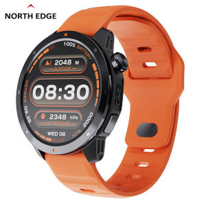 NORTH EDGE X-TREK 2 GPS Track routs Sports Smart Watch 1.43 Amoled Screen 3ATM Waterproof Watch Bluetooth Call Altitude Compass