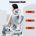 Coospro Gen Korean Ergonomic Chair Computer Chair Office Chair with Arm Rest Adjustable Headrest Swivel Office Chair Study Chair Home Office Chairs Gaming Chair. 