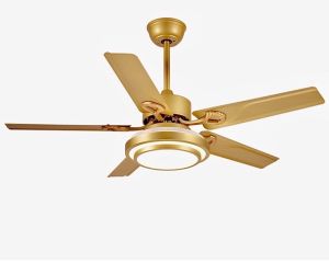 (Tặng móc an toàn)Quạt trần đèn LED trang trí phòng kháchđộng cơ DC 6 số có đảo chiềuđiều khiển từ xa thông minh bảo hành 10 năm