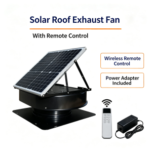 Solar roof ventilator factory livestock farm villa variable frequency exhaust ventilation and heat dissipation