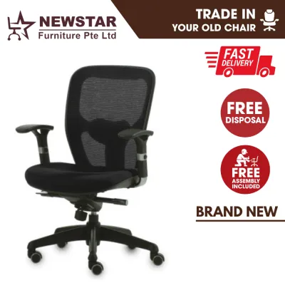 BRAND NEW Benel Q mesh Ergonomic Chair Home Office chair Black colour - Newstar Furniture