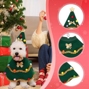 CHLOCH Fancy Pet Clothes Green Cute Parties Dress-up Dog Cloak Pet Supplies