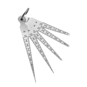 Steel Taper Gaps Feeler Gauge Set Corrosion Resistant Tapered Tool for Measurement In Machinery Maintenance