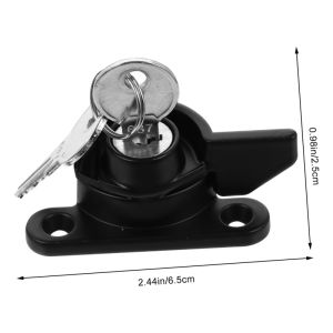 Sliding Window Locks Household Crescent Lock Anti-theft Safety Lock with Key