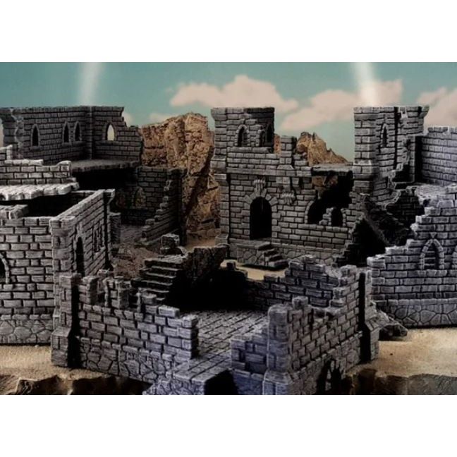 COD Building and Ruins Minitures 3D printed terrain 28mm warham dnd ...