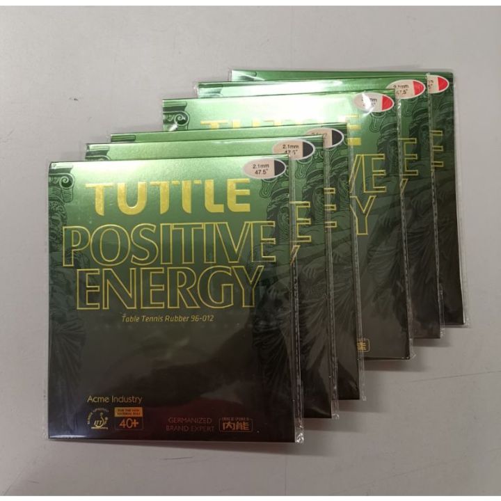 TUTTLE POSITIVE ENERGY Table Tennis Rubber , Ping Pong Rubber Original 100%