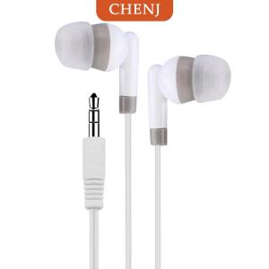 [COD] CHENJ 3.5MM หูฟังแบบมีสายหูฟังกีฬาพร้อมเบสสเตอริโอหูฟังชุดหูฟังสำหรับโทรศัพท์ไม่มีไมโครโฟน