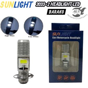SUNLIGHT L-2033-2 T19 Headlight LED for Barako/BC175 - All White High-Performance Energy-Efficient Safety-Enhanced