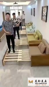 Urban Echo Sofa Bed Foldable With Storage Couch Folding Sofa Bed Foldable Multi-Functional Single Bed with Storage