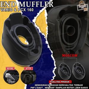 MUFFLER VARIO PCX 160 ABS CBS ISS KEYLESS KEY LESS PCX160 END MUFFLER MUFFLER CORONG KNALPOT V160
