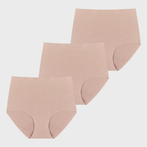 Fallsweet 3/6PCS High Waist Shaper Panties Womens Seamless Tummy Control & Lift Buttocks Underpant Plus Size High Quality Brief S-3XL