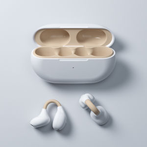 2023 Earbuds Bluetooth Earpieces Wireless Earphones Silicon Clip-on Ear Headphone Bone Conduction Headset Hi-Fi Sound Long Battery Life for Android iOS