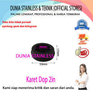 Karet Dop 2" Alat teknik stainless steel