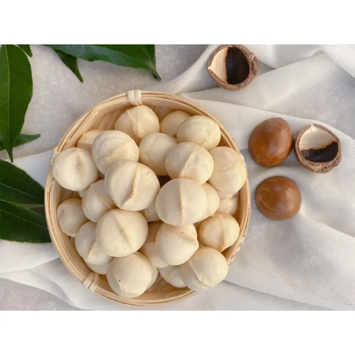 Nhân hạt Macca sấy chín nguyên hạt hữu cơ tự nhiên loại dùng cho mẹ bầu, biếu tặng