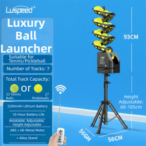 SIGNET 2-in-1 Training Ball Throwing Machine Pickleball Tennis Ball Automatic Tennis Accessories Professional Adjustable Height Ball Serve Machine