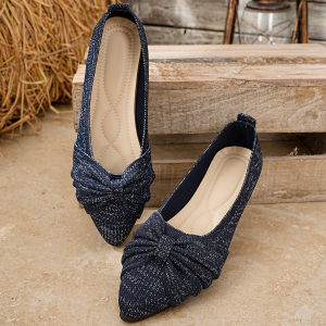 Free Shipping Soft-Soled-Inspired Shallow-Toe Flats For Women 2026 Spring/Autumn New Collection Slip-On Ballet Flats