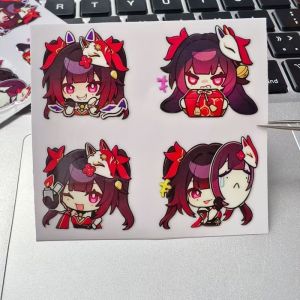 Sparxie Kawaii Chibi Face Sticker Set 3D Waterproof DIY Decoration Anime Game Fan Collection Gift