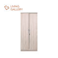 Living Gallery 2-Door Wardrobe | L80xW49xH180cm | Versatile Cabinet Design | Full Length Hanging | Easy To Assemble | LG 078. 