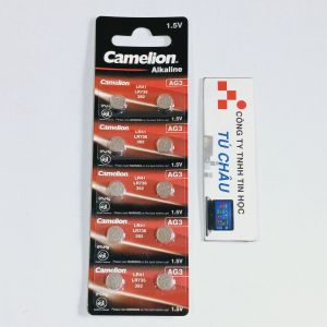 Pin 1.5V AG3 LR736 G3 392 92A SR41 LR41 / Hiệu Camelion Alkaline (Chính hãng)