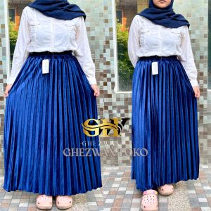 ROK PLISKET BLUDRU PREMIUM PANJANG 99 CM BAHAN TEBAL HALUS //ROK MEWAH//ROK BLUDRU