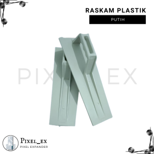 Raskam Plastik Roskam Pvc Hitam Putih