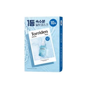 Torriden Hyaluronic Acid 10 แผ่น แผ่นมาร์คหน้าเซรั่มกรดไฮยาลู โรนิกโมเลกุลต่ำ ผิวนุ่มชุ่มชื้น
