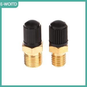 【E-WOITD】 1 cái tự làm phụ kiện máy nén khí Tank Fill van lục giác Brass Tank Fill van M8 M10 Threaded van lõi