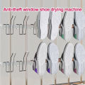 Shoe Hanger Stainless 1/3Pcs Portable Shoes Drying Rack Hook Steel Shoes Drying Rack Antiskid. 