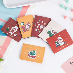 6pcs New Thank You Creative Envelope Christmas Greeting Card Birthday Card and Gift Card [SG]