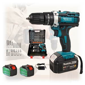 Makita Power Tools Original Cordless Drill 18V Brushless Heavy Duty Hammer Drill Impact Driver Combo Kit Set