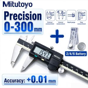 Vernier Digital Caliper 150/200/300mm Wear Resistant Stainless Steel Vernier Calipers Electronic Precise Measuring Tool High Precision