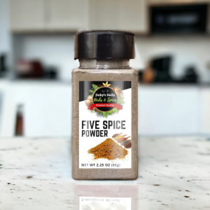 Five Spice Powder 80g in Shaker Bottle by Jinkys Daily Herbs & Spices