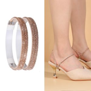 INDO - 1 Pasang Heels Wrist Strap Motif Rhinestone Unik / 1 Pasang Adjustable Heels Strap