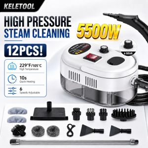 5500w Steam Cleaner Machine Spot Clean Steamer Washer Cleaning Cloth Mattress Aircon Sofa Bed Windows Car Hheld Potable 蒸汽清洁机