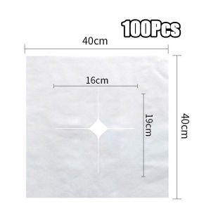 100Pcs Disposable Hole Towel for Massage Bed Face Cover Non woven Mat Salon Pillow Pad Beauty Salon SPA