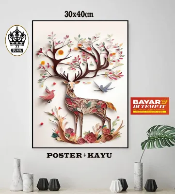 POSTER KAYU GAMBAR ABSTRAK/HIASAN DINDING TEMA ABSTRAK/POSTER PEMANDANGAN/FOTO ABSTRAK/WALLDECOR