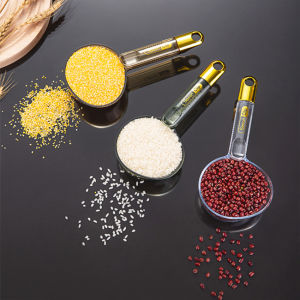 【LocaL Shipping】Vogvigo Multi-Functional Rice Scoop with Clip Long Handled Plastic Spoon for Measuring Rice and Flour