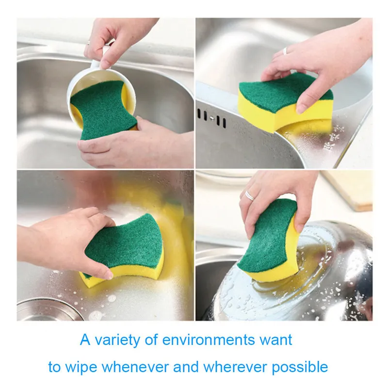 10-Pack Magic Sponge – High Density Kitchen Dish Cleaning Sponges – Unbranded - View #5
