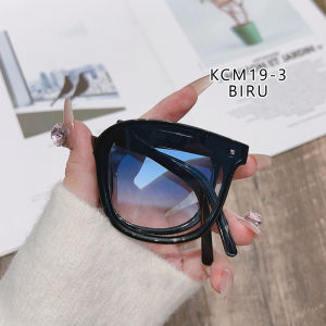 Kacamata Hitam Wanita Lipat Sunglasses Portable Fashion Korea Retro Anti UV Matahari Import