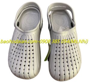 Dép phòng sạch siêu nhẹ nhựa Eva E073 màu xám