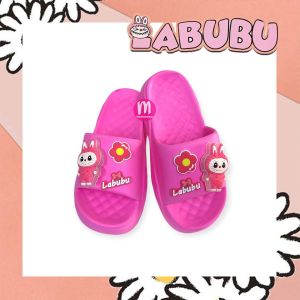 รองเท้าแตะเด็ก ลาบูบู้ ดอกไม้ไฟ LABUBU รองเท้าเด็ก พื้นสูง 2.5 cm (SK104)
